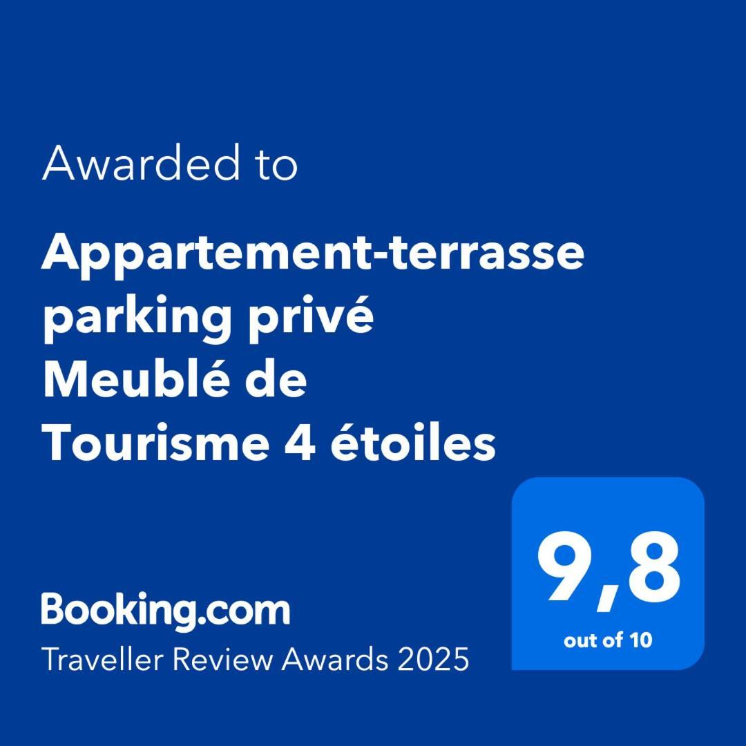 Appartement-Terrasse Parking Prive Meuble De Tourisme 4 Etoiles Belfort Exterior photo