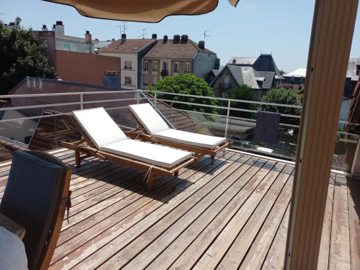 Appartement-Terrasse Parking Prive Meuble De Tourisme 4 Etoiles Belfort Exterior photo